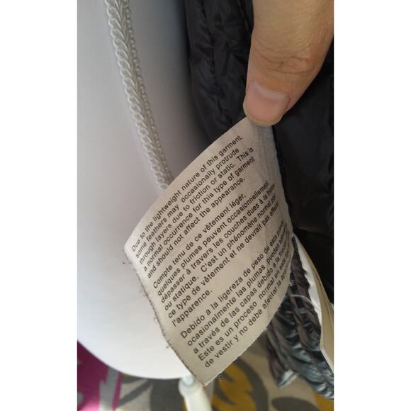 Michael Kors Black Puffer packable quilted down coat zip up size womens M preppy - Picture 3 of 10